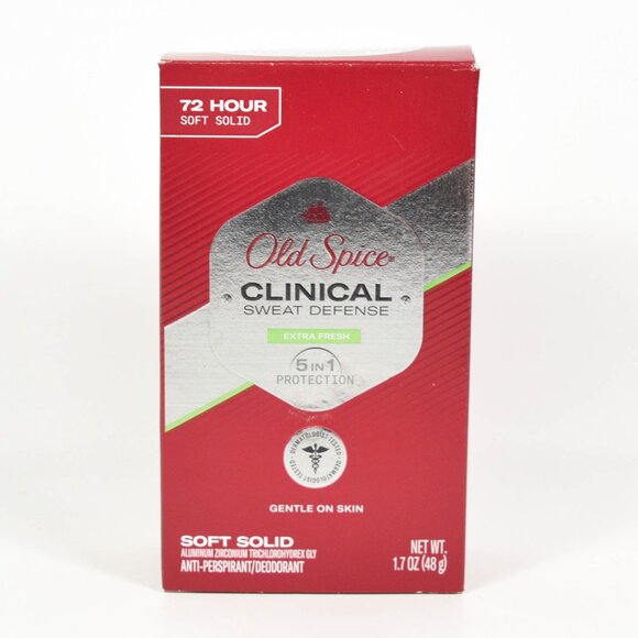Old Spice Clinical Sweat Defense Extra Fresh Soft Solid Deodorant 03/2023 - Picture 1 of 3